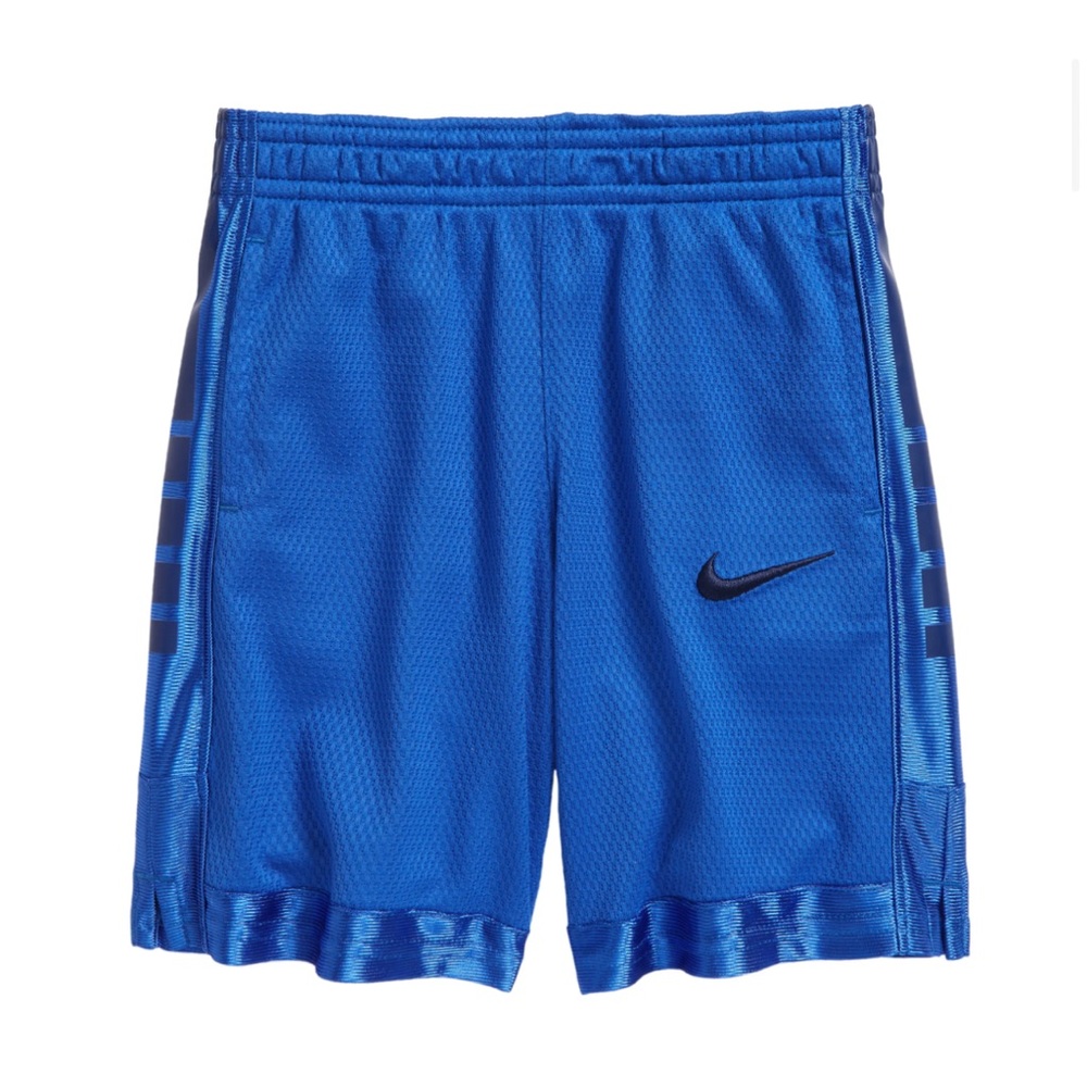 Nike boys basketball shorts elite dri-fit game royal blue black size 2T 💙🖤